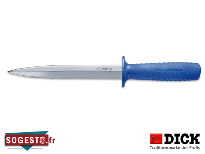 Couteau à saigner DICK "ERGOGRIP" forme poignard lame 21 cm 
