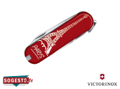 Couteau Suisse VICTORINOX CLASSIC ROUGE TOUR EIFFEL 5 pièces manche 58 mm