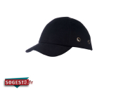 Casquette anti-heurt type base-ball avec calotte moulée en ABS couleur au choix