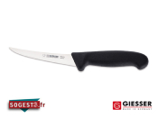 Couteau à désosser GIESSER-MESSER lame courbée rigide 13, 15 ou 17 cm