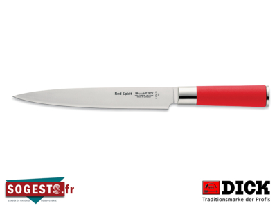 Couteau tranchelard DICK "RED SPIRIT" lame 21 cm 