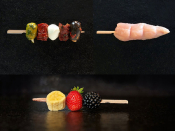 Pique à brochette plate bois de hêtre (le 1000) longueur au choix