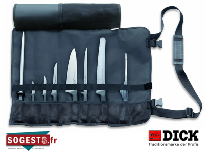 Trousse DICK textile enroulable équipée de 8 pièces série "PRODYNAMIC"