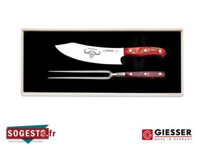 Coffret de 2 pièces pour barbecue GIESSER PREMIUMCUT Red Diamond