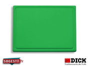 Planche à découper poly DICK avec rigole couleur au choix