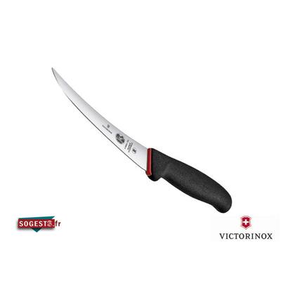 Couteau à Désosser VICTORINOX DUAL GRIP lame Super Flexible 15 cm manche noir/rouge