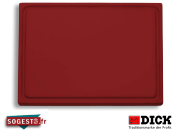 Planche à découper poly DICK avec rigole couleur au choix