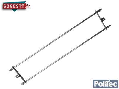 Porte-broche écarteur inox pour tournebroche TOUMATBB10