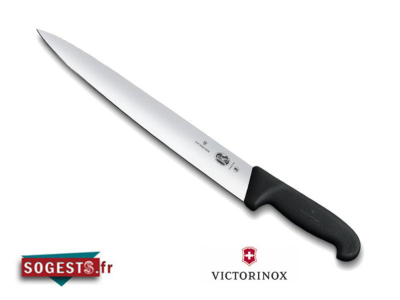 Couteau tranchelard VICTORINOX 30 cm manche noir