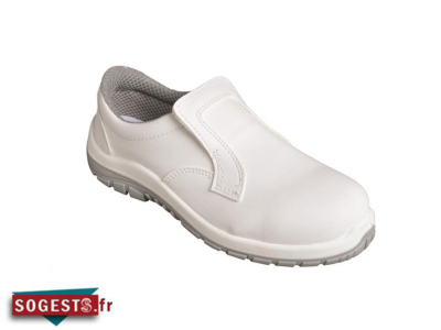 Mocassin ETIENNE embout composite très léger blanc