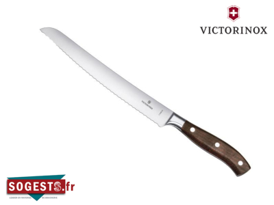 Couteau à pain VICTORINOX forgé 23 cm ERABLE GRAND MAITRE ROSEWOOD