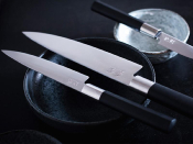 Couteau à trancher KAI WASABI BLACK lame 23 cm