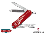 Couteau Suisse VICTORINOX CLASSIC ROUGE TOUR EIFFEL 5 pièces manche 58 mm