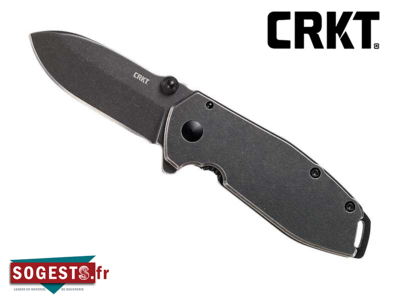 Couteau CRKT « SQUID ASSISTED », lame acier 8Cr14MoV avec « flipper », système d'ouverture assistée