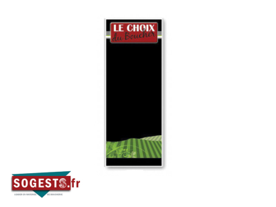 Stop-trottoir Boucherie « Le choix du boucher » 60 x 150 cm