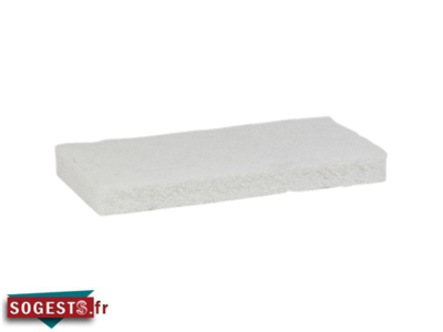 Tampon souple blanc 245 mm le lot de 5