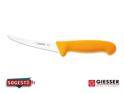 Couteau à désosser GIESSER-MESSER lame courbée semi-flexible 13 ou 15 cm