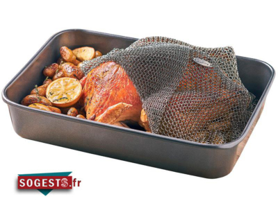 Cotte de Maille Inox ROASTEASY pour cuisson des viandes 