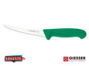 Couteau à désosser GIESSER-MESSER lame courbée rigide 13, 15 ou 17 cm