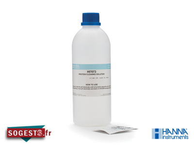 Solution de nettoyage pour électrode, protéines, flacon de 500 ml