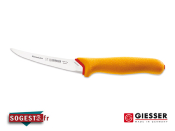 Couteau à désosser GIESSER PRIMELINE lame courbée rigide 13 ou 15 cm