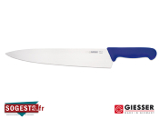Couteau du chef GASTRO GIESSER MESSER lame 20, 26 ou 31 cm et manche noir ou bleu au choix