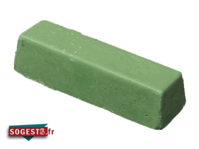 Pâte à polir silicone verte (bloc de 500 g)