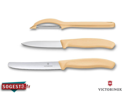 Set 3 pièces VICTORINOX SWISSCLASSIC orange acidulé