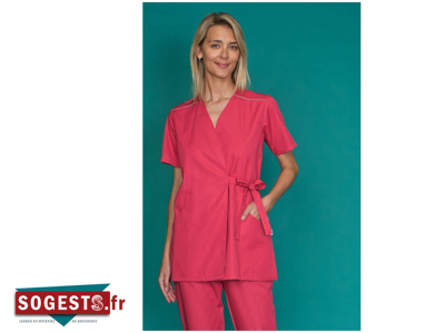 Tunique GRETA écoresponsable 65% polyester recyclé/ 35% Lyocell, manches courtes