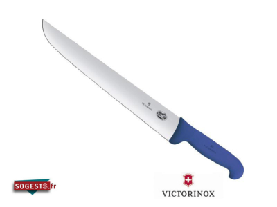 Couteau à Poisson lame dentée 36 cm Bleu