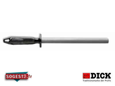 Fusil de boucher DICK "DIAMANT" mèche ovale 25cm manche 2K noir