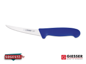 Couteau à désosser GIESSER-MESSER lame courbée rigide 13, 15 ou 17 cm