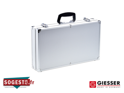 Mallette magnétique GIESSER MESSER aluminium vide 