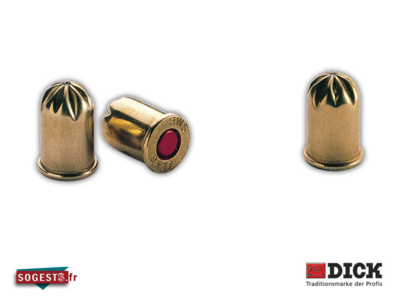 Cartouches 9 x 17 mm rouge - boîte de 50 