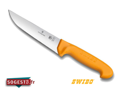 Couteau à dépecer SWIBO lame droite 16 cm