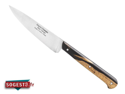 Couteau d'office GOYON-CHAZEAU modèle "P'TIT TRADI" lame 10 cm manche grenadille