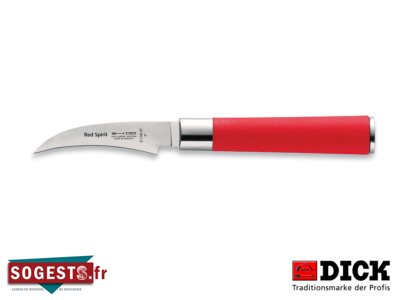 Couteau à éplucher DICK "RED SPIRIT" lame 7 cm 