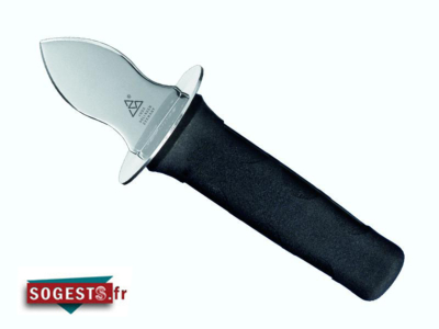 Couteau à huîtres Triangle à garde lame losange inox