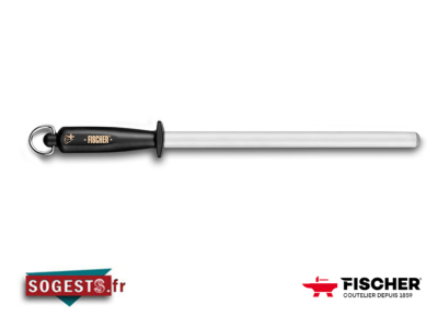 Fusil de boucher FISCHER "DIAMANT+" mèche ovale 27 cm manche noir