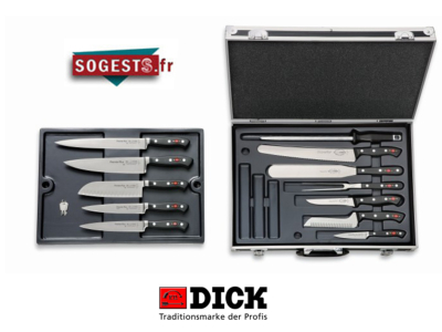 Mallette de chef DICK "Bristol" 12 pièces 