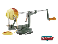 Appareil à peler et couper les pommes, poires et pommes de terre