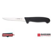 Couteau à désosser GIESSER-MESSER lame droite effilée rigide 13 ou 16 cm