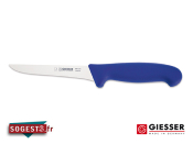 Couteau à désosser GIESSER-MESSER lame droite effilée rigide 13 ou 16 cm