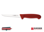 Couteau à désosser GIESSER-MESSER lame droite effilée rigide 13 ou 16 cm