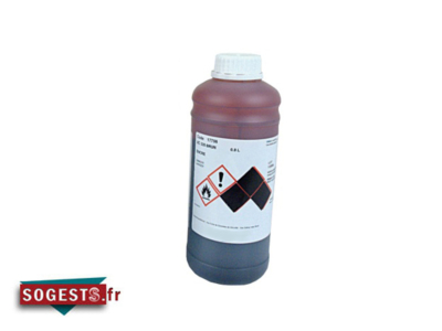 Encre alimentaire marron (brun) bidon de 0.8 litres