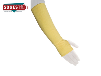 Manchette tricotée longueur 46 cm - la pièce