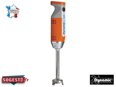 Mixeur plongeant professionnel Dynamix DMX160, 1 à 4 L