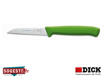 Couteau de cuisine PRODYNAMIC DICK lame 7 cm manche vert pomme