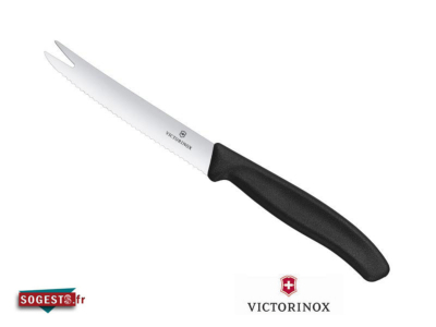 Couteau Fromage VICTORINOX SWISSCLASSIC 11 cm Noir