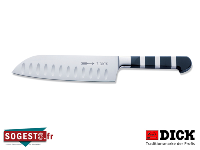 Couteau SANTOKU DICK "1905" lame alvéolée 18 cm 